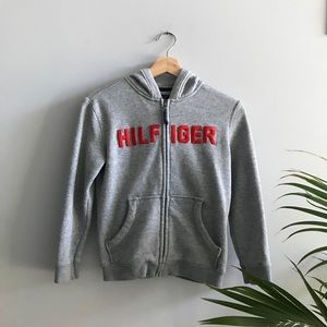 Tommy Hilfiger Grey Zip Up Hoodie